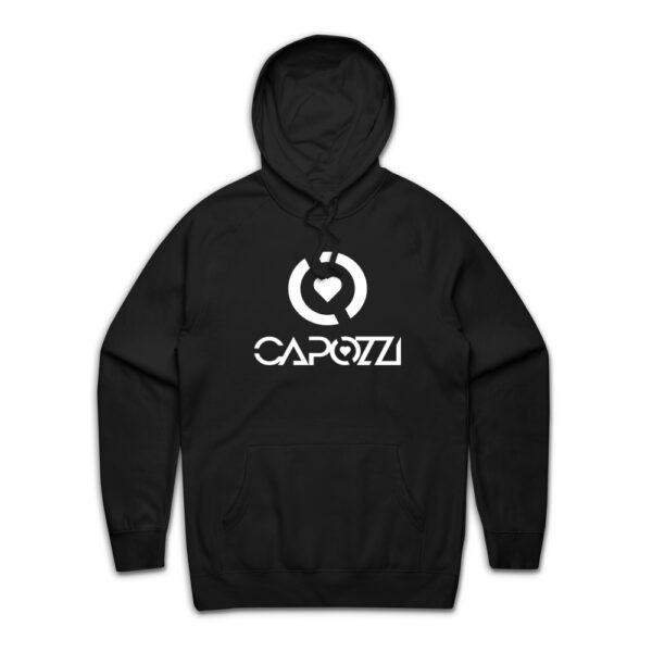 Capozzi Heart Logo Hoodie Black
